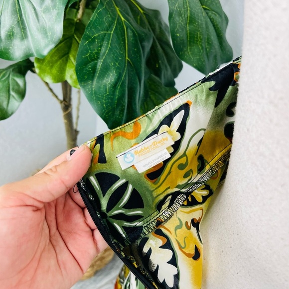 Rubber Ducky Productions Abstract Asymmetrical Halter Top Backless Mini Dress - Picture 5 of 5